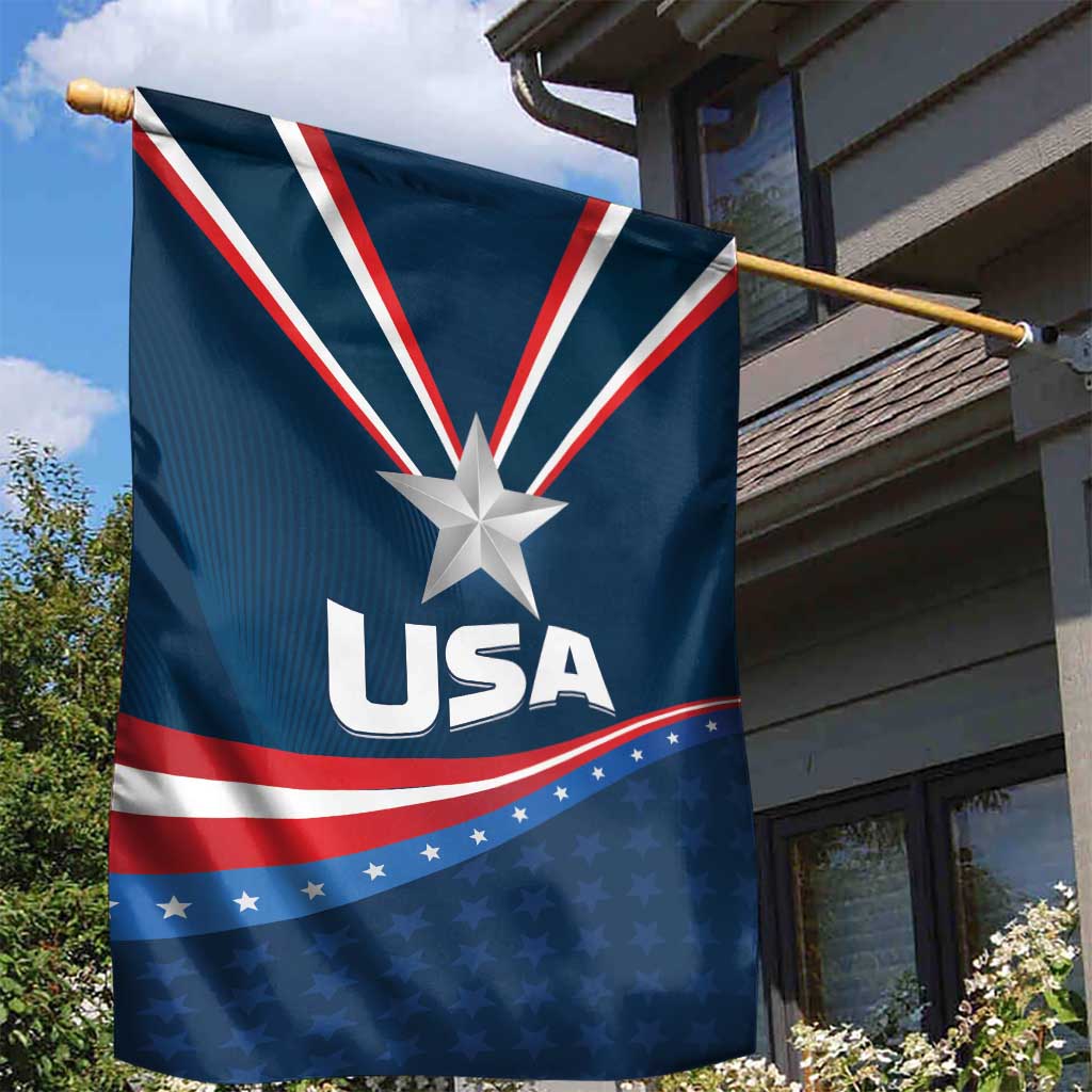 USA Star Medal Garden Flag United States of America Champion - Wonder Print Shop