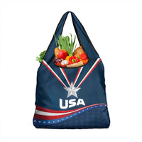 USA Star Medal Grocery Bag United States of America Champion
