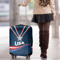 USA Star Medal Luggage Cover United States of America Champion - Wonder Print Shop