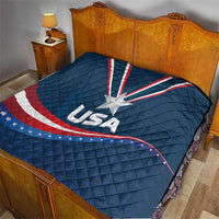 USA Star Medal Quilt United States of America Champion - Wonder Print Shop