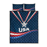 USA Star Medal Quilt Bed Set United States of AmericaChampion - Wonder Print Shop