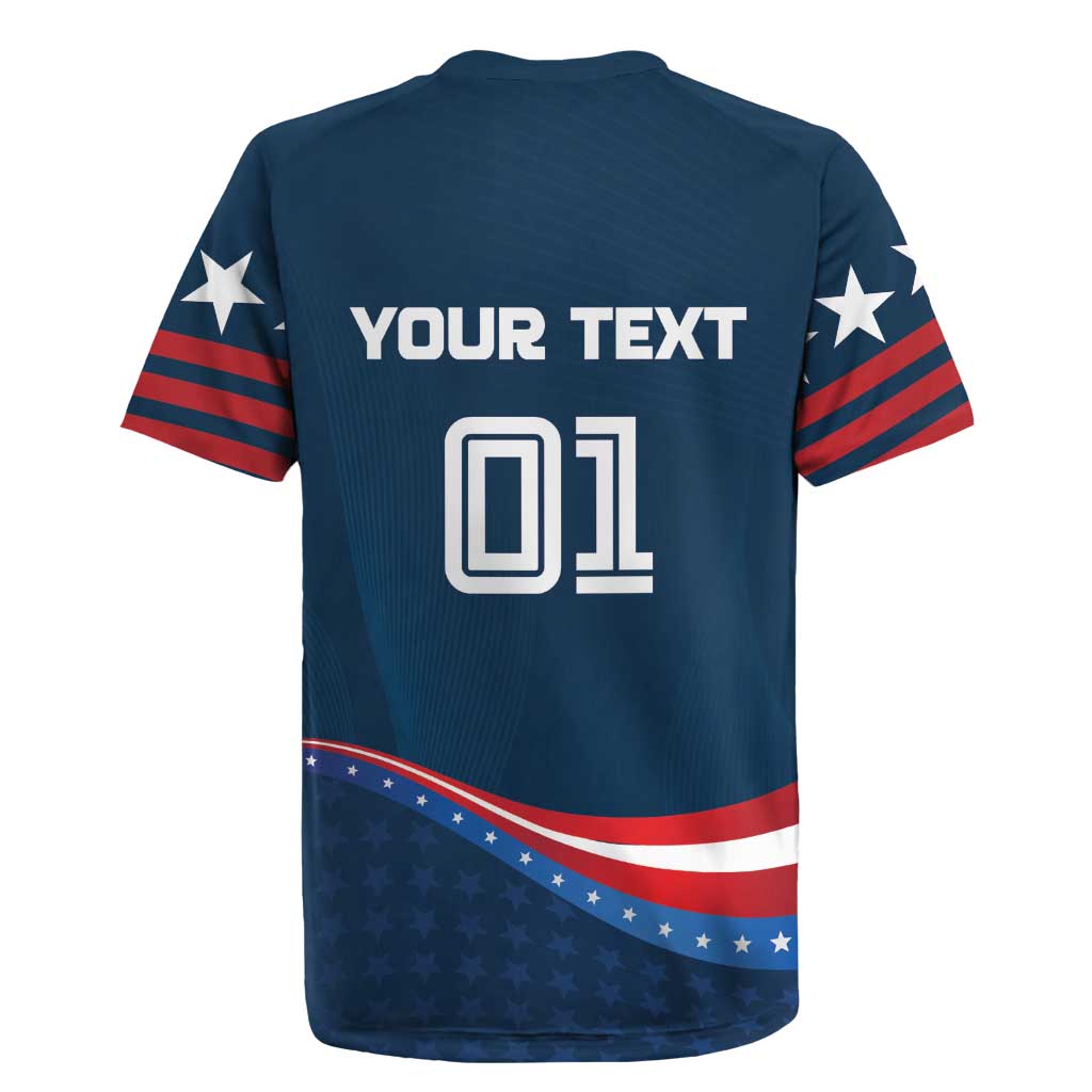 Custom USA Star Medal Rugby Jersey United States of America Champion - Wonder Print Shop