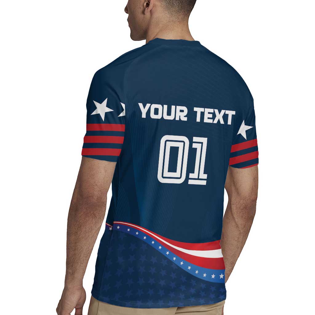 Custom USA Star Medal Rugby Jersey United States of America Champion - Wonder Print Shop