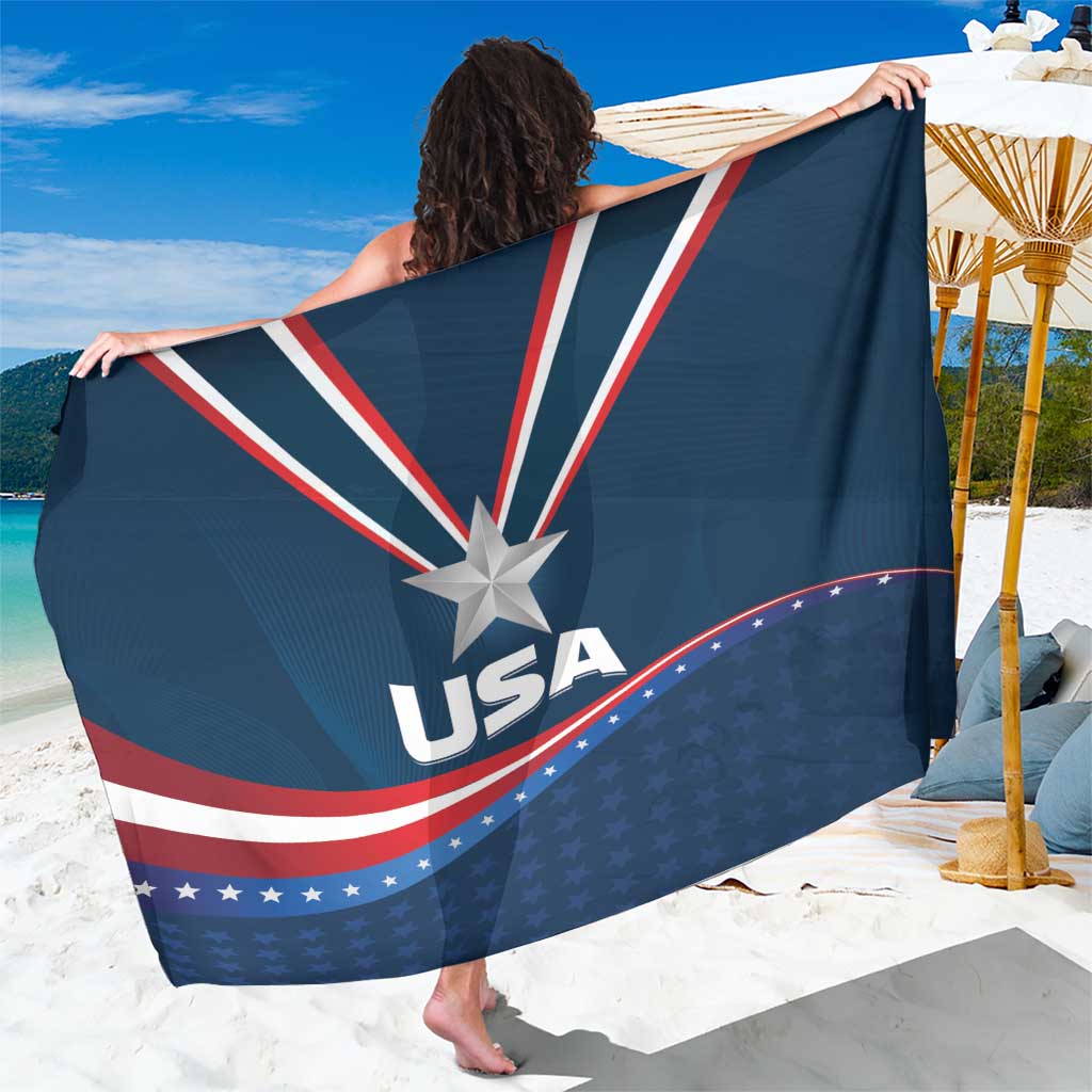 USA Star Medal Sarong United States of America Champion - Wonder Print Shop