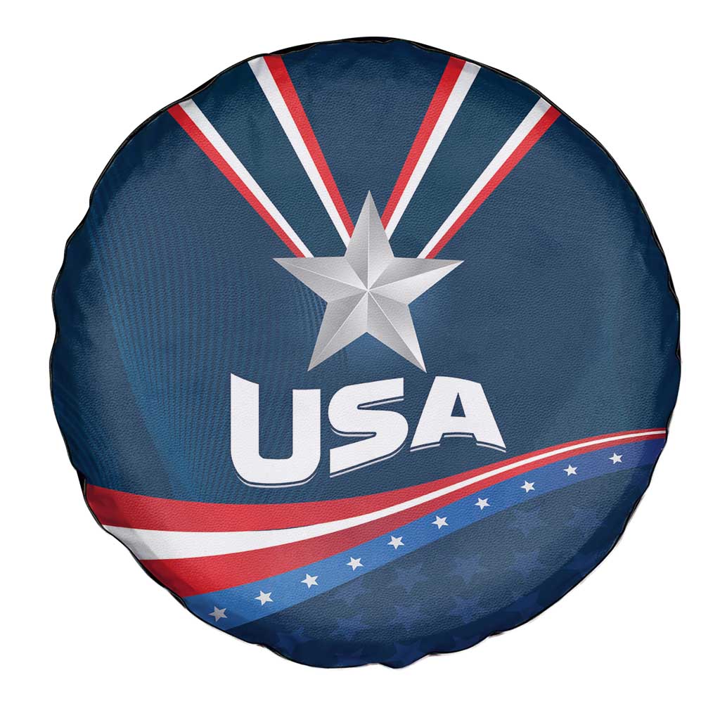 USA Star Medal Spare Tire Cover United States of America Champion - Wonder Print Shop