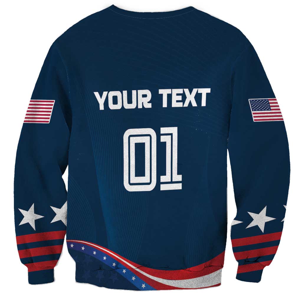 Custom USA Star Medal Sweatshirt United States of America Champion - Wonder Print Shop