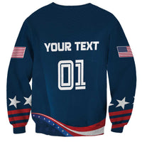 Custom USA Star Medal Sweatshirt United States of America Champion - Wonder Print Shop