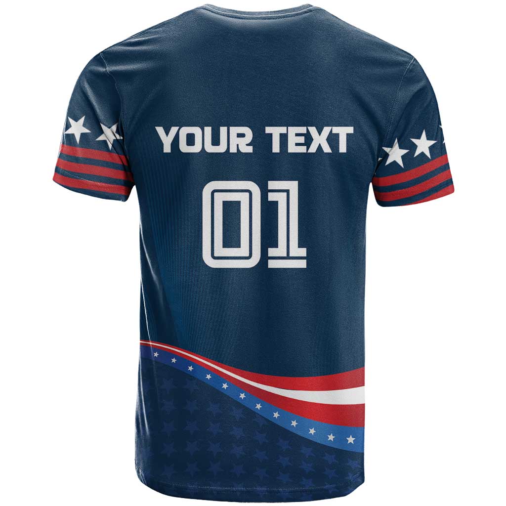 Custom USA Star Medal T ShirtUnited States of America Champion - Wonder Print Shop