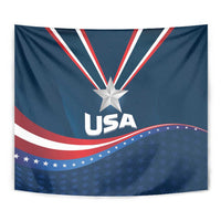 USA Star Medal Tapestry United States of America Champion - Wonder Print Shop
