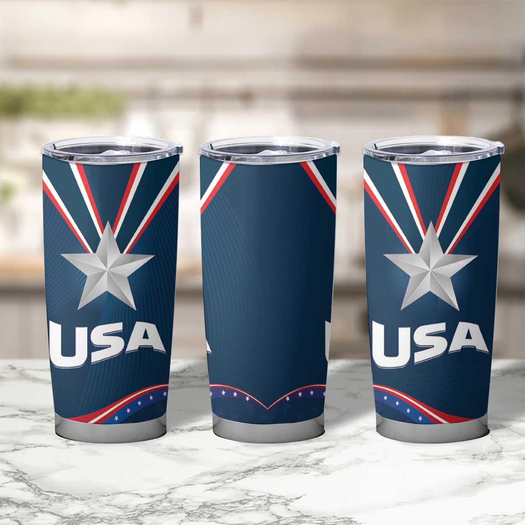 USA Star Medal Tumbler Cup United States of America Champion - Wonder Print Shop