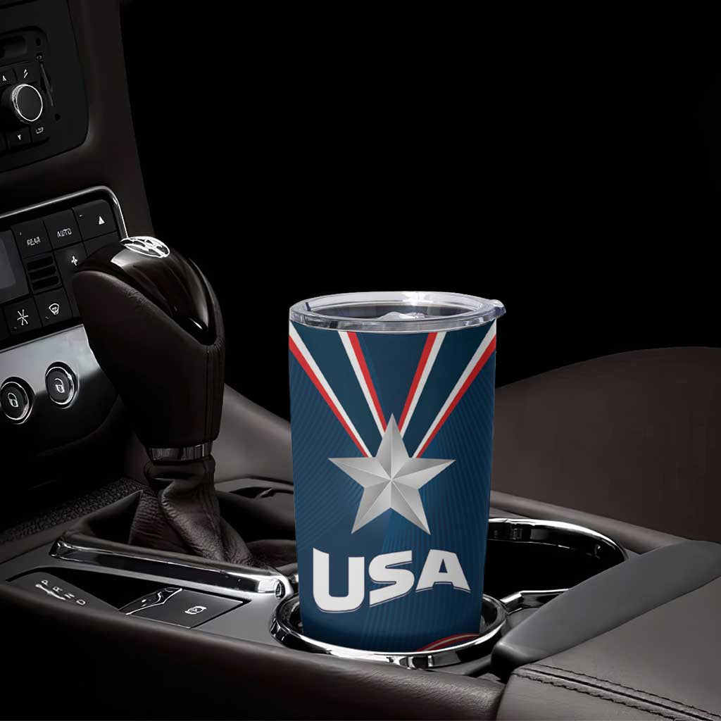 USA Star Medal Tumbler Cup United States of America Champion - Wonder Print Shop