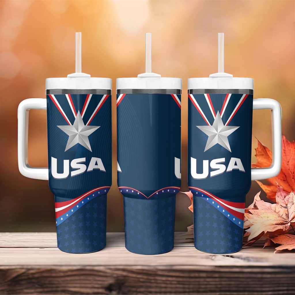 USA Star Medal Tumbler With Handle United States of America Champion - Wonder Print Shop