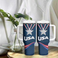 USA Star Medal Tumbler With Handle United States of America Champion - Wonder Print Shop