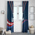 USA Star Medal Window Curtain United States of America Champion - Wonder Print Shop