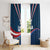USA Star Medal Window Curtain United States of America Champion - Wonder Print Shop