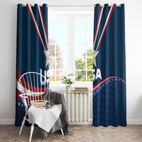 USA Star Medal Window Curtain United States of America Champion - Wonder Print Shop