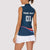 Custom USA Star Medal Women Sleeveless Polo Shirt United States of America Champion - Wonder Print Shop