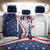 USA Eiffel Tower Back Car Seat Cover One Nation One Team - Wonder Print Shop