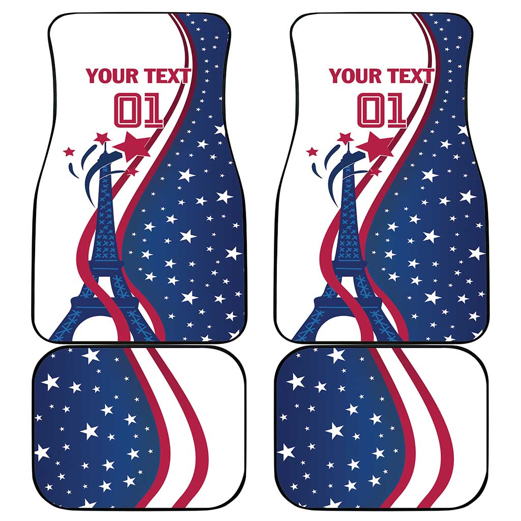 USA Eiffel Tower Car Mats One Nation One Team - Wonder Print Shop