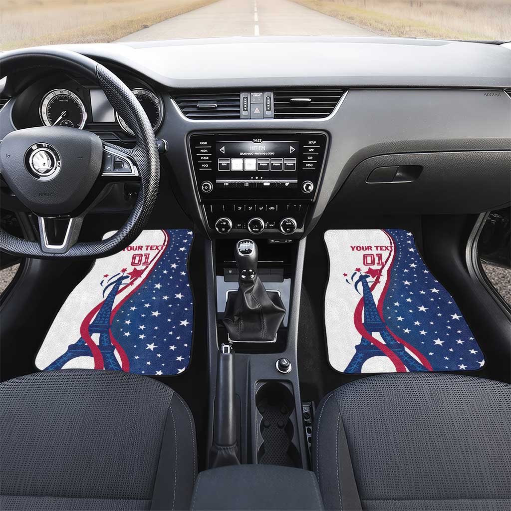 USA Eiffel Tower Car Mats One Nation One Team - Wonder Print Shop