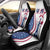 USA Eiffel Tower Car Seat Cover One Nation One Team - Wonder Print Shop