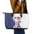 USA Eiffel Tower Leather Tote Bag One Nation One Team - Wonder Print Shop