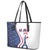 USA Eiffel Tower Leather Tote Bag One Nation One Team - Wonder Print Shop