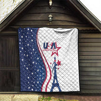 USA Eiffel Tower Quilt One Nation One Team - Wonder Print Shop