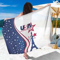 USA Eiffel Tower Sarong One Nation One Team - Wonder Print Shop