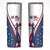 USA Eiffel Tower Skinny Tumbler One Nation One Team - Wonder Print Shop