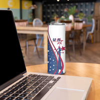 USA Eiffel Tower Skinny Tumbler One Nation One Team - Wonder Print Shop