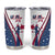 USA Eiffel Tower Tumbler Cup One Nation One Team - Wonder Print Shop