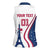 Custom USA Eiffel Tower Women Sleeveless Polo Shirt One Nation One Team - Wonder Print Shop