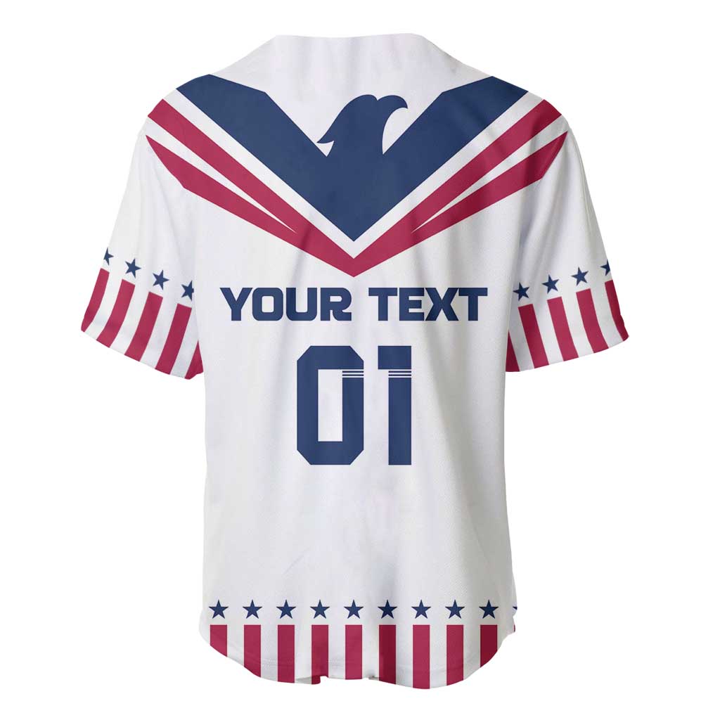 Custom USA 2024 Eiffel Tower Baseball Jersey United States Summer Sport - Wonder Print Shop