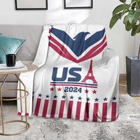 USA 2024 Eiffel Tower Blanket United States Summer Sport
