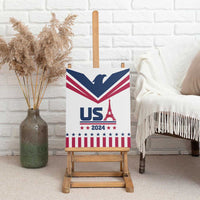 USA 2024 Eiffel Tower Canvas Wall Art United States Summer Sport - Wonder Print Shop