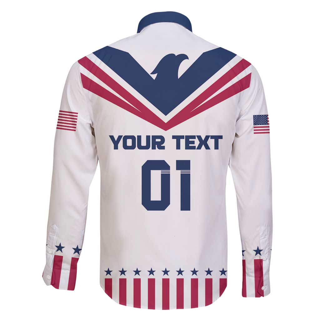 Custom USA 2024 Eiffel Tower Family Matching Tank Maxi Dress and Hawaiian Shirt United States Summer Sport - Wonder Print Shop