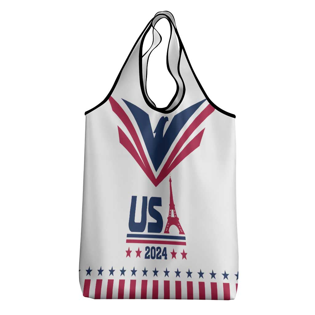 USA 2024 Eiffel Tower Grocery Bag United States Summer Sport
