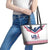 USA 2024 Eiffel Tower Leather Tote Bag United States Summer Sport - Wonder Print Shop