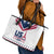 USA 2024 Eiffel Tower Leather Tote Bag United States Summer Sport - Wonder Print Shop