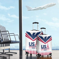 USA 2024 Eiffel Tower Luggage Cover United States Summer Sport - Wonder Print Shop