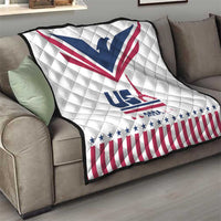 USA 2024 Eiffel Tower Quilt United States Summer Sport - Wonder Print Shop