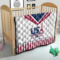 USA 2024 Eiffel Tower Quilt United States Summer Sport - Wonder Print Shop