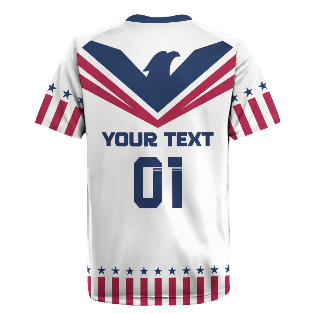 Custom USA 2024 Eiffel Tower Rugby Jersey United States Summer Sport - Wonder Print Shop