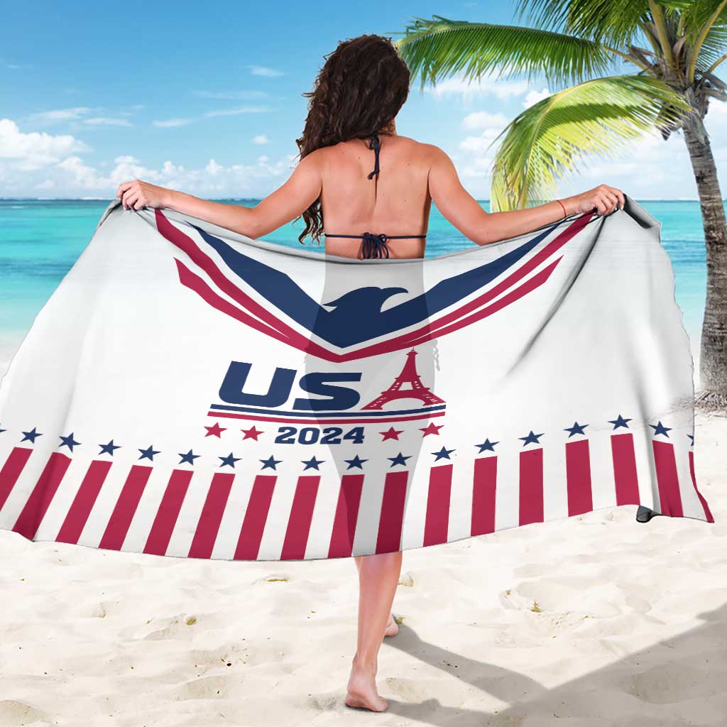 USA 2024 Eiffel Tower Sarong United States Summer Sport - Wonder Print Shop