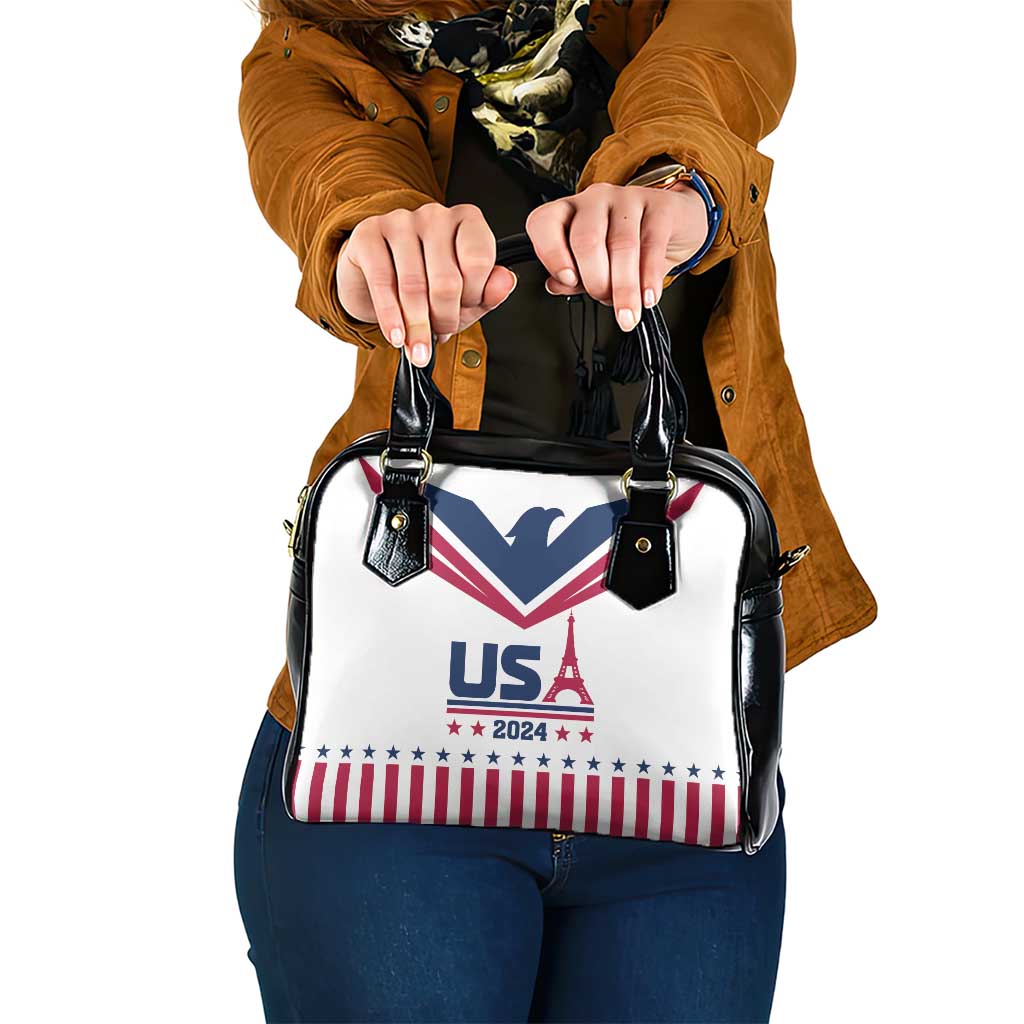 USA 2024 Eiffel Tower Shoulder Handbag United States Summer Sport
