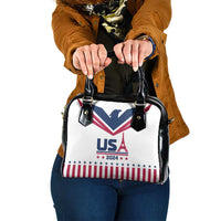 USA 2024 Eiffel Tower Shoulder Handbag United States Summer Sport