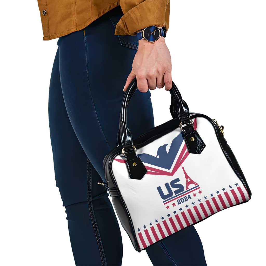 USA 2024 Eiffel Tower Shoulder Handbag United States Summer Sport