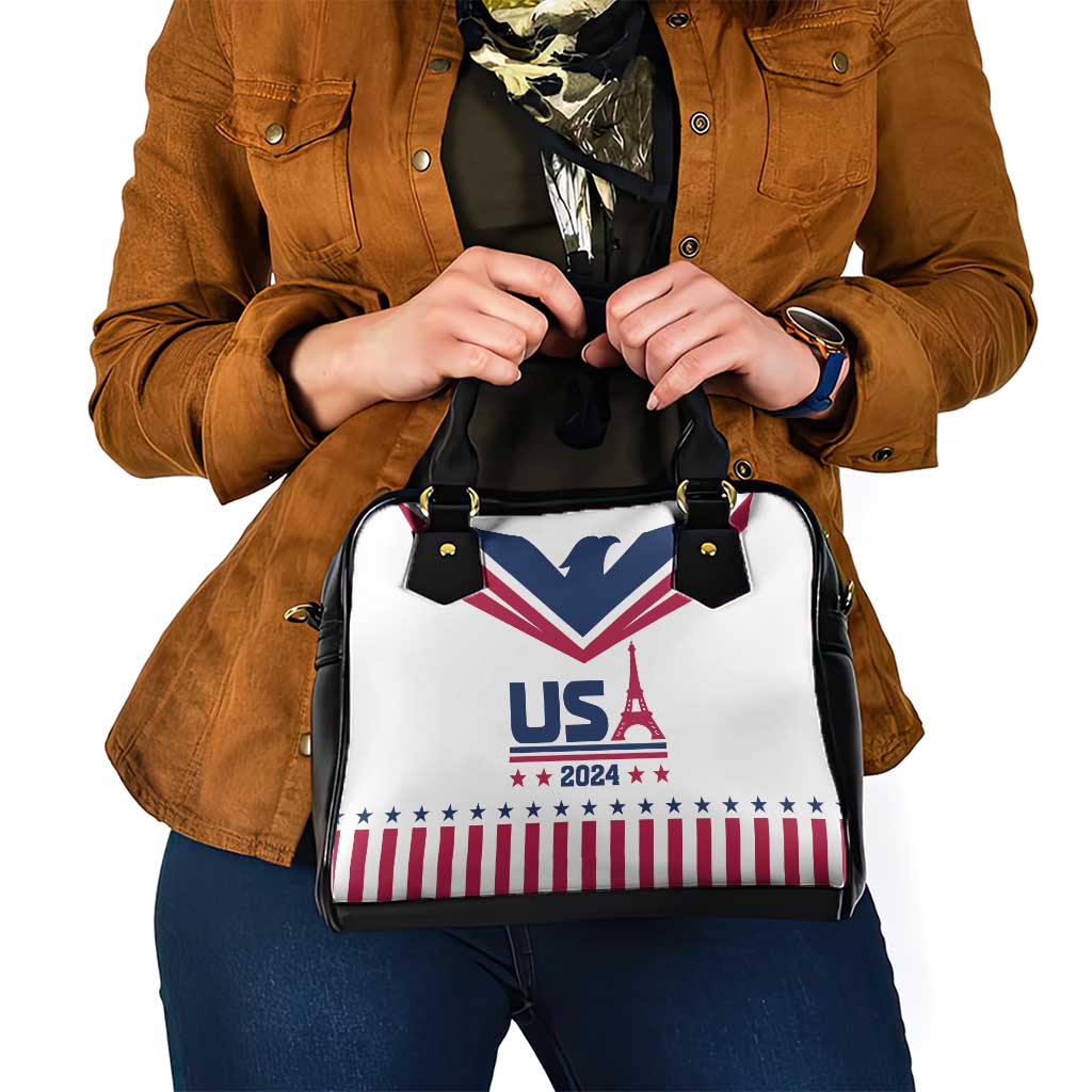 USA 2024 Eiffel Tower Shoulder Handbag United States Summer Sport