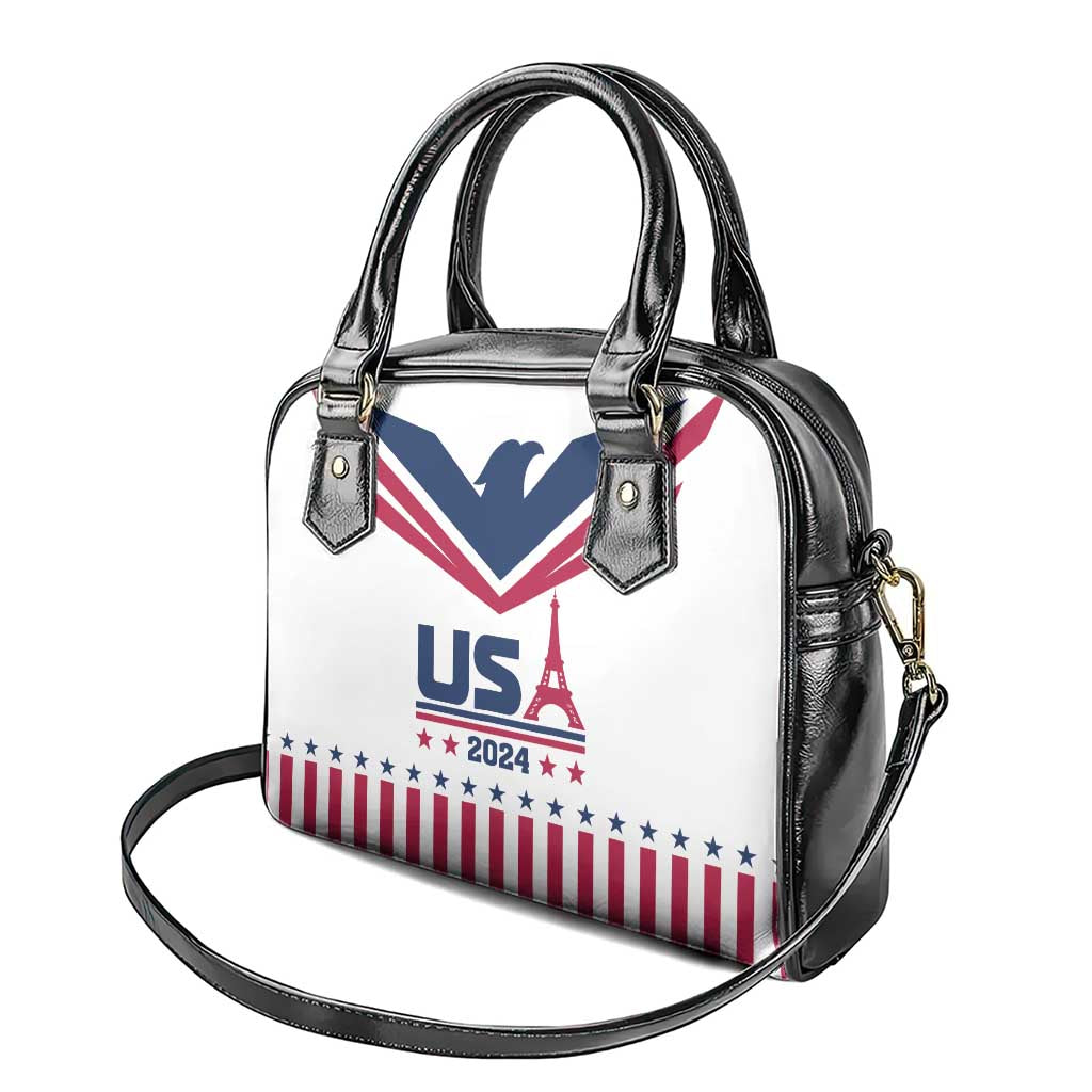 USA 2024 Eiffel Tower Shoulder Handbag United States Summer Sport